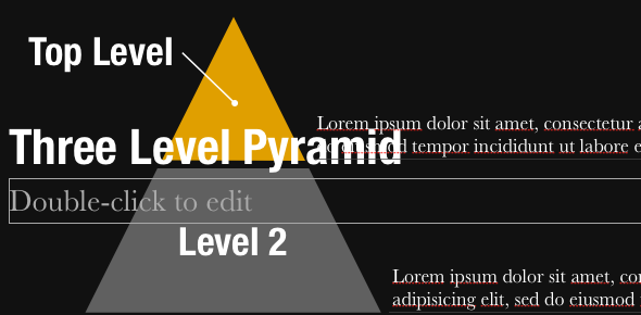 Създавайте професионални презентации за минути със Slidevana за PowerPoint и Keynote [Giveaway] PyramidDiagram