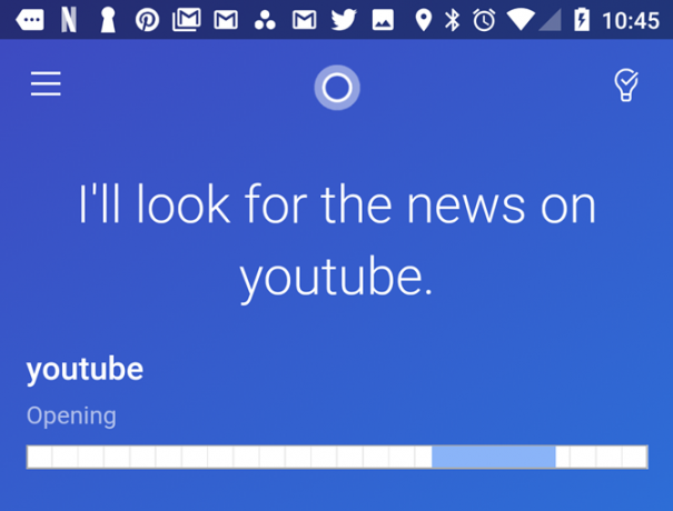 Cortana Mobile YouTube