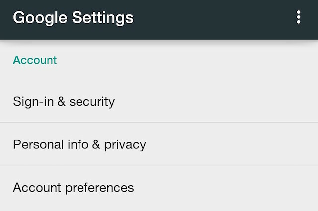 Google-Settings-профил