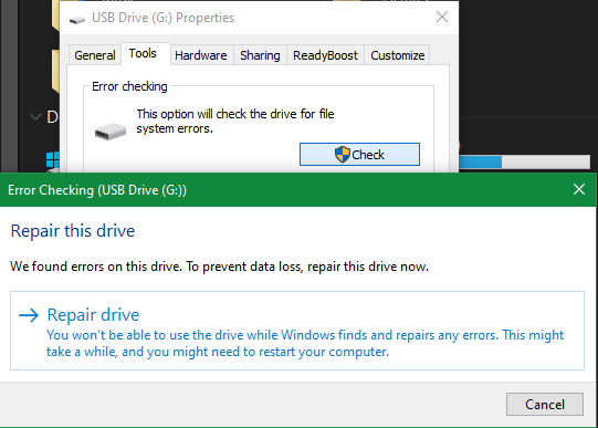Windows Repair USB устройство