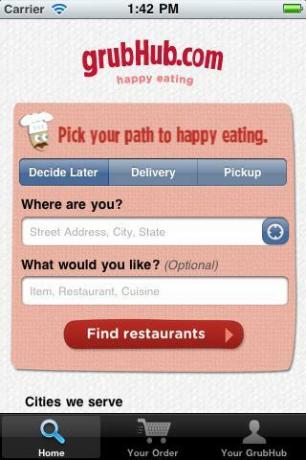 приложение за пица iphone