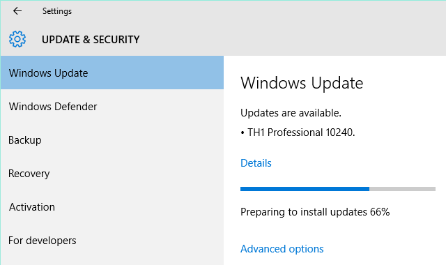 Windows 10 Инсталиране на Build 10240