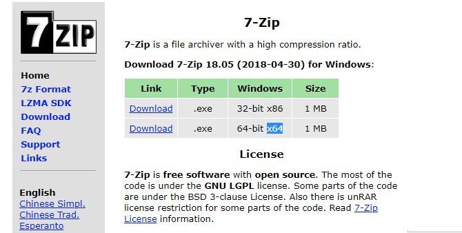 7-Zip 64-битова версия