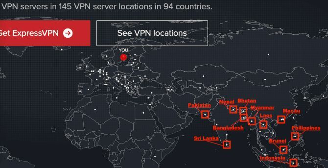 expressvpn виртуални сървър местоположения