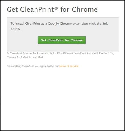 Най-важни съвети и инструменти за помощ при отпечатване на уеб страници CleanPrint no bookmarklet