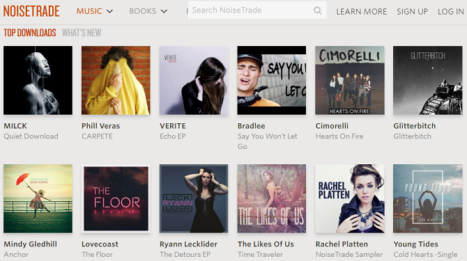 7 сайта, където можете да изтеглите безплатна музика (законно!) Noisetrade 670x375