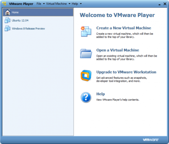 VMWare Player на Windows