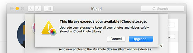 Време ли е най-накрая да закупите повече iCloud съхранение? photolibrary