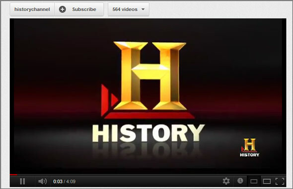 канал за история на YouTube