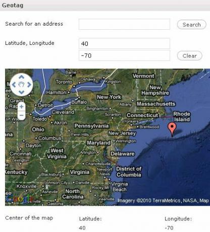 Геотаг на вашия уебсайт или блог актуализира с GeoRSS & MapQuest geo2
