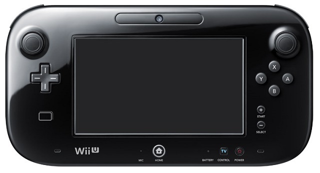 черно Wii-U-геймпад