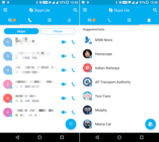 android lite приложения skype