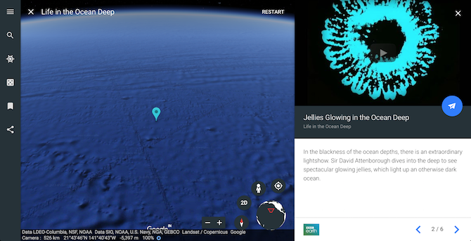 Животът в океана Deep Google Earth