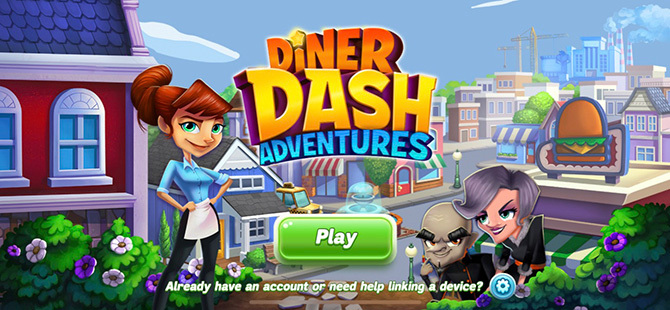 Най-добрите игри за готвене Приключения Diner Dash