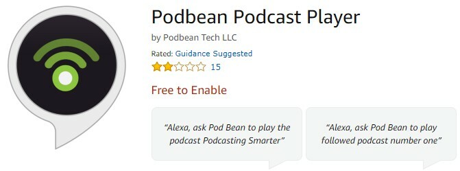 Podbean за амазонски ехо подкасти