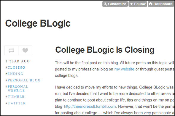 Вашето последно ръководство за експортиране на вашия порест блог, преди да се изключи завинаги Import2 CollegeBLogic Tumblr