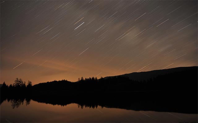 нощно небе-фотография излагане