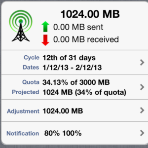 Използвайте магистър на данни, за да следите използването на данни на вашия iPhone [iOS, безплатно за ограничено време] 2013 01 23 10