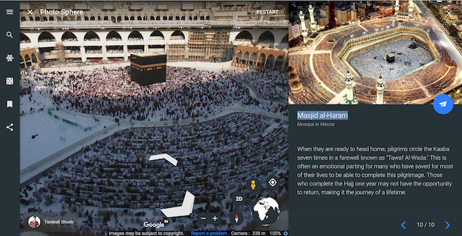 13 спиращи дъха виртуални обиколки на Google Earth Вие трябва да разгледате поклонничеството до Мека google Earth