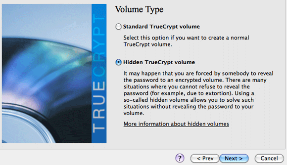 Как да създадете истински скрит дял с TrueCrypt 7 3 скрит том