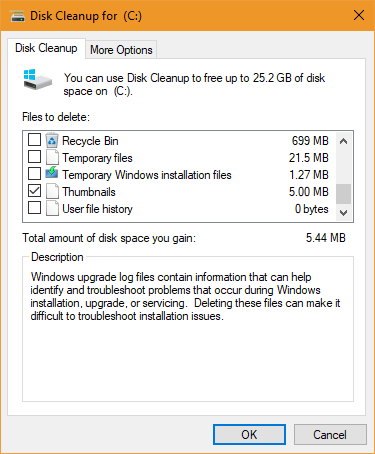 Почистване на системните файлове на Windows