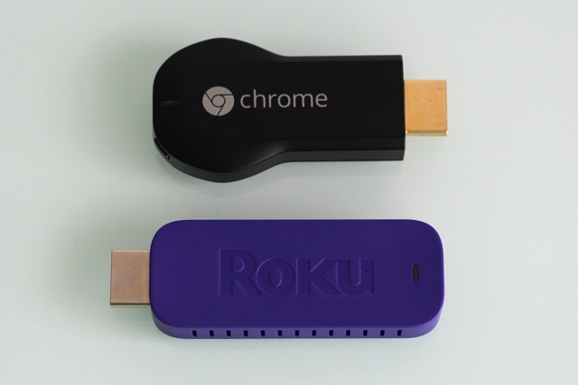 roku стрийминг стик преглед сравнение размер на хромикаст