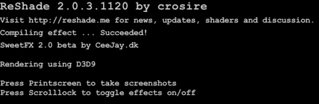 ReShade Успех