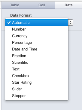 Работя за iCloud Numbers