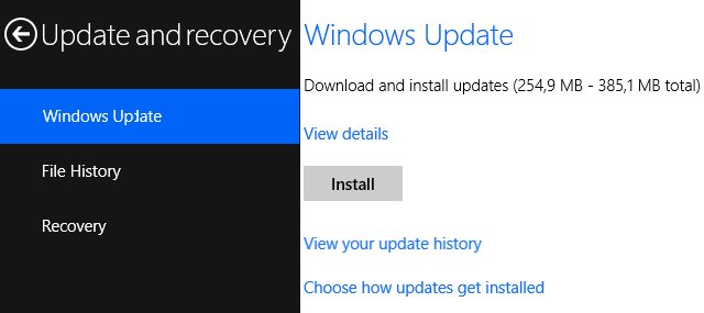 Инсталирайте Windows Update
