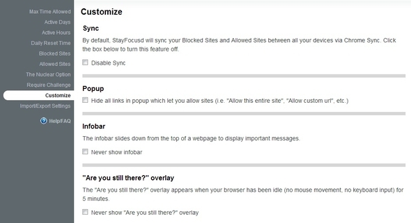 Бъдете фокусирани с StayFocusd за Google Chrome и кажете сбогом на разсейванията Настройките на StayFocusd Персонализирайте