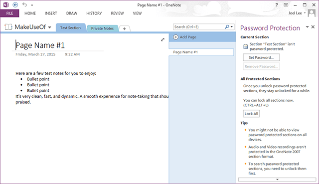 OneNote-напреднал