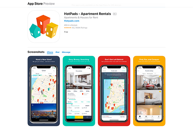 HotPads App iOS