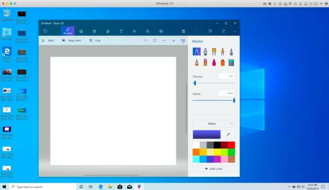 WIndows Paint 3D работи на Mac