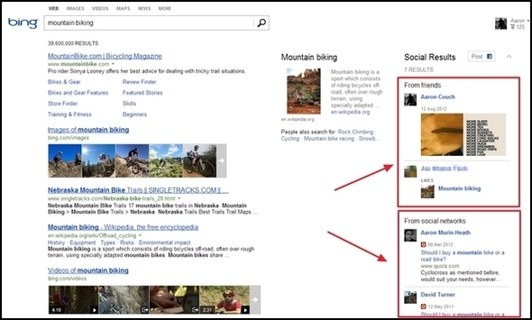 По-голям от Google: Най-добрите Bits Of Bing Social Search1