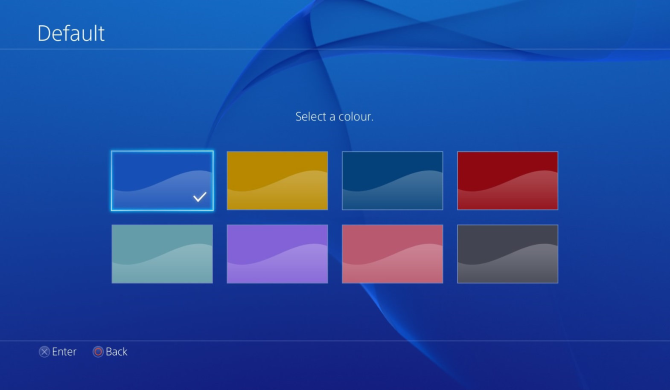 Промяна на цветовата схема на PS4