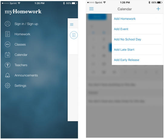 приложението myhomework iphone