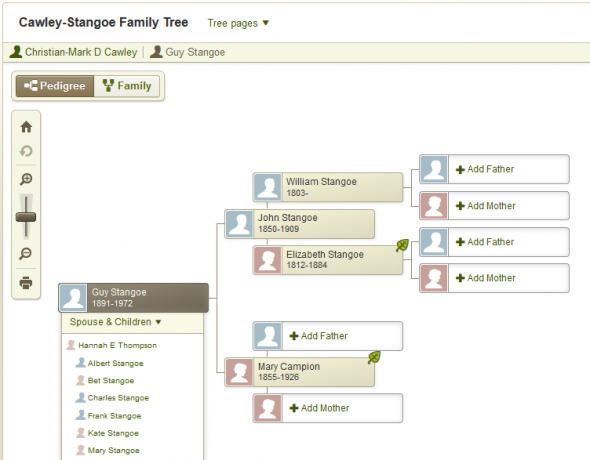 Изследвайте вашето онлайн семейно дърво image1