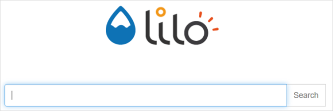 7 Алтернативи за търсене на Google и техните функции за запазена марка Lilo main web