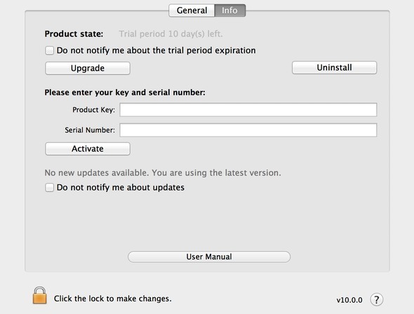 Paragon NTFS за Mac OS X Прегледайте предпочитанията на парагона1 xn