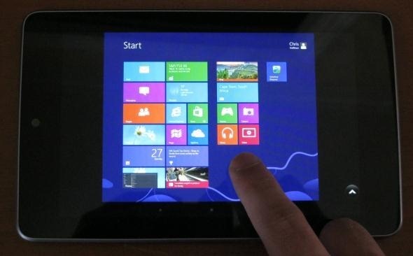 тест за Windows 8 на android таблет