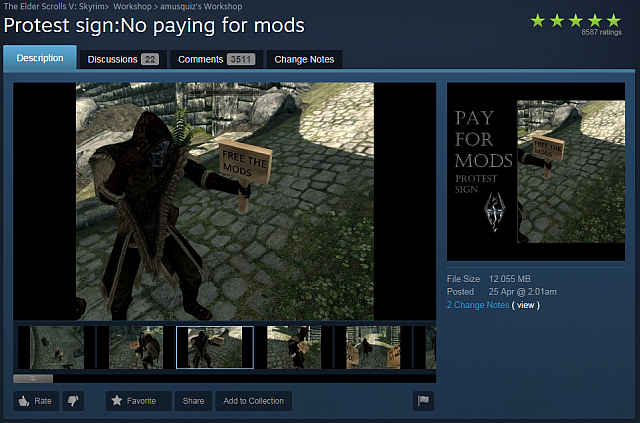 Valve Protest Mod