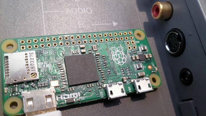 Raspberry Pi Zero може да бъде инсталиран вътре в телевизор