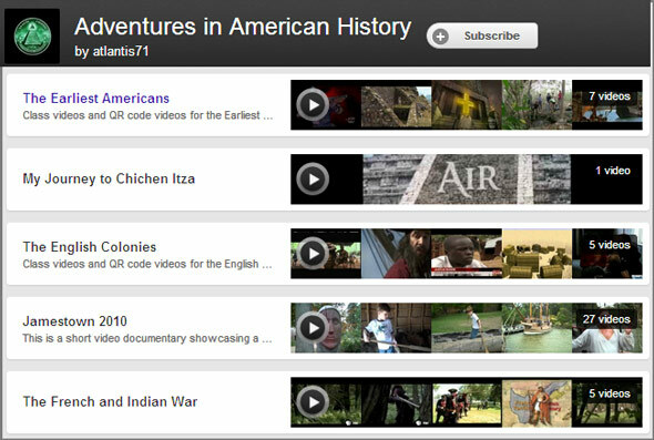 канал за история в YouTube