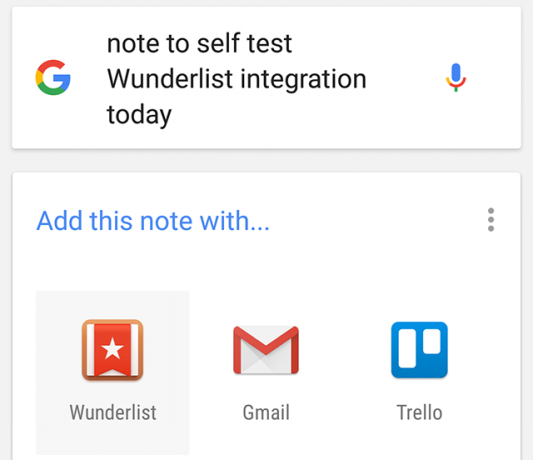 Google-вече глас Wunderlist интеграция