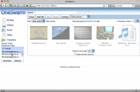 OneSwarm прави споделянето на файлове P2P частно и лично 20 04 2009 20 23 28