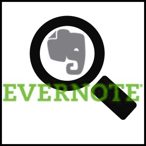 функция за търсене на evernote