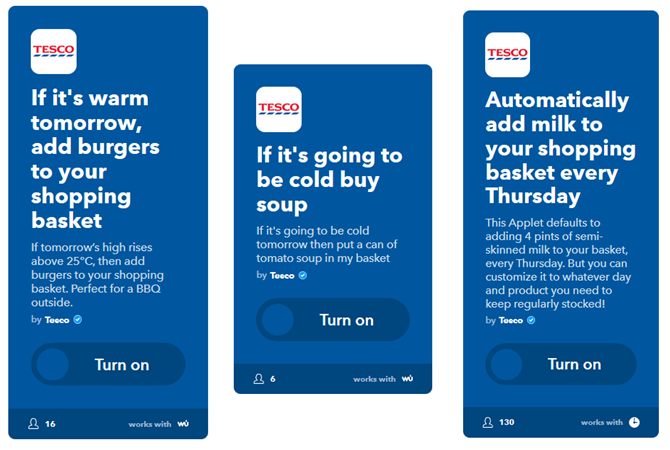 ifttt трикове онлайн сделки tesco