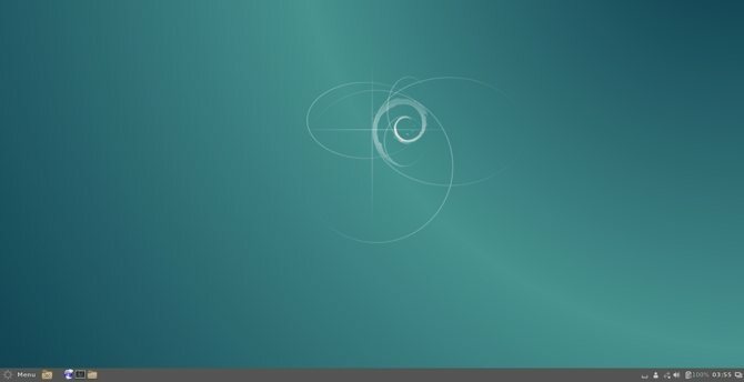 Интерфейс на работния плот на Debian