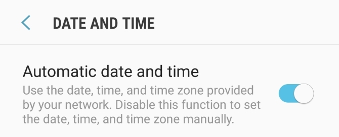 Синхронизирайте дата и час на Android