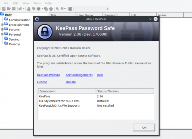 linux mono Keepass